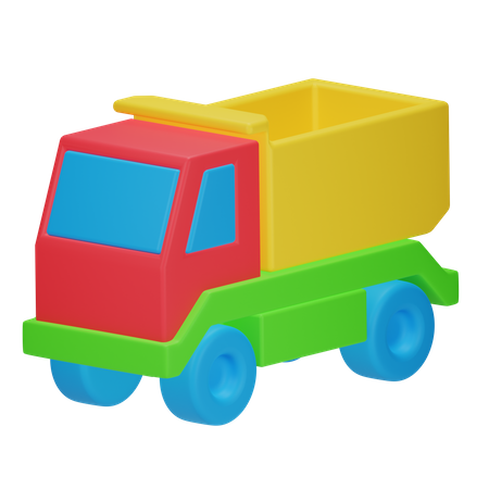 Toy Truck 3D Icon