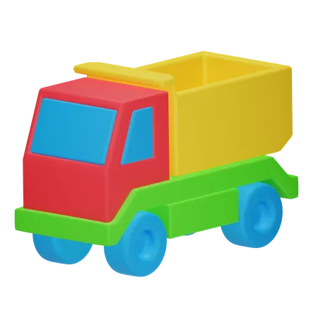 Toy Truck 3D Icon