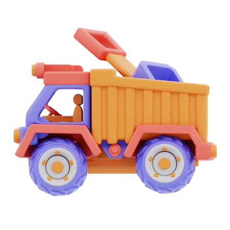 Toy Truck Car  3D Icon