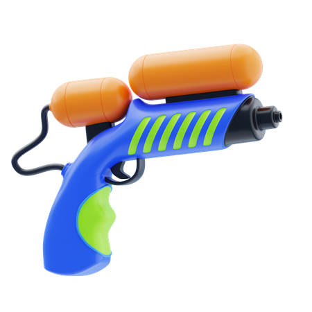 Toy Water Gun  3D Icon