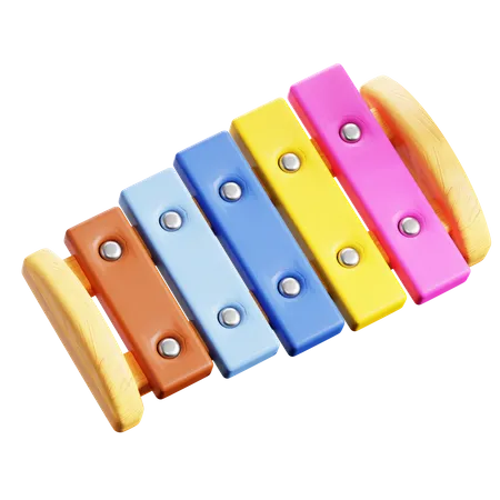 Toy Xylophone  3D Icon