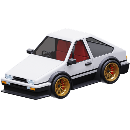 Toyota AE86  3D Icon
