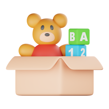 Toys Donation  3D Icon