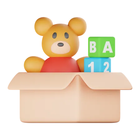 Toys Donation  3D Icon
