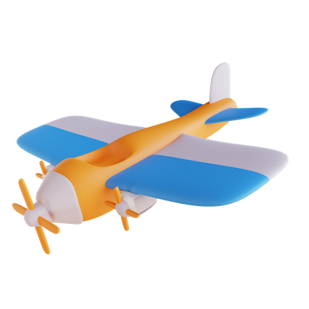 Toys Plane 3D Icon