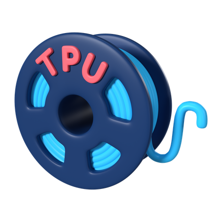 TPU Filament Spool  3D Icon