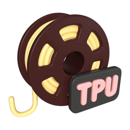 Tpu Filament Spool  3D Icon