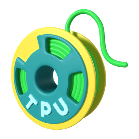Tpu Filament Spool  3D Icon