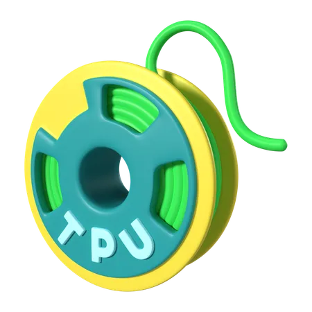 Tpu Filament Spool  3D Icon