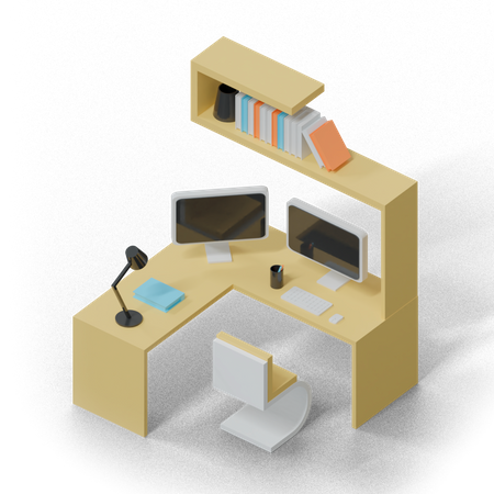 Trabajando muerto  3D Icon