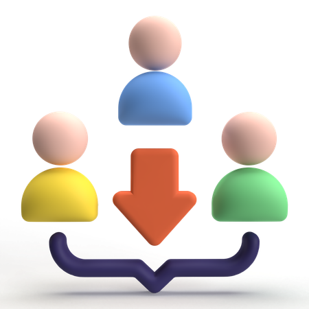 Trabajo en equipo  3D Icon
