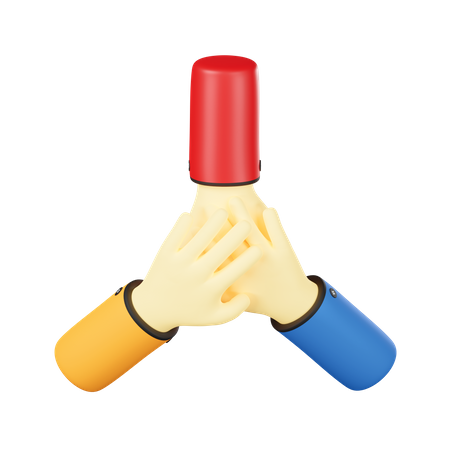 Trabajo en equipo  3D Icon