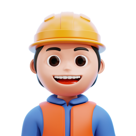 Avatar de trabalhador  3D Icon