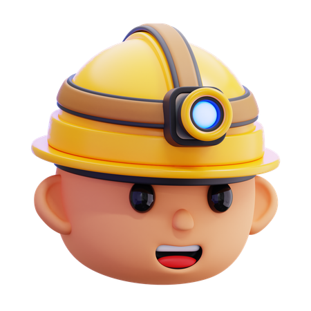 Trabalhador da construção  3D Icon