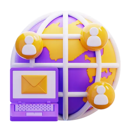 Trabalhar de qualquer lugar  3D Icon