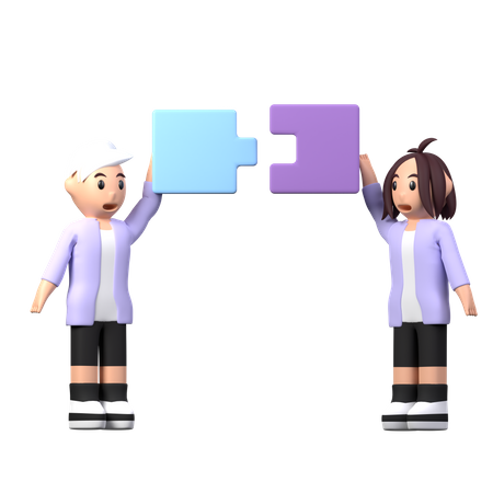 Trabalho em equipe  3D Icon