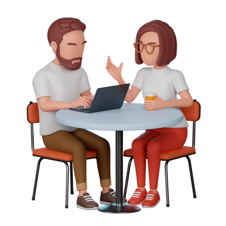 Trabalho em equipe  3D Icon