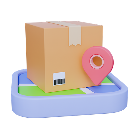 Track Order  3D Icon