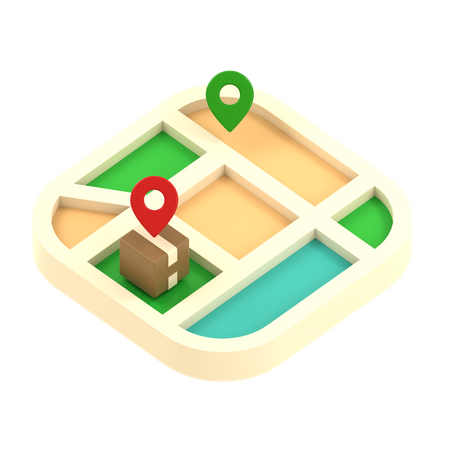 Track Order  3D Icon