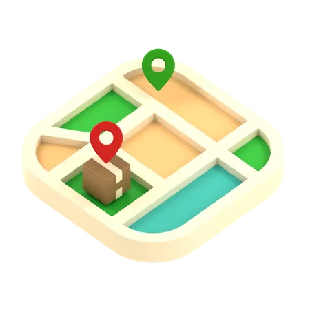 Track Order  3D Icon