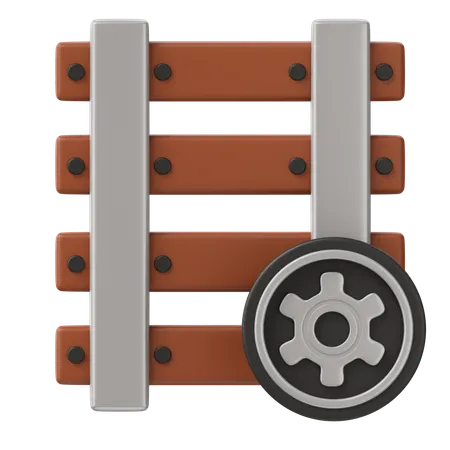 Track Service  3D Icon
