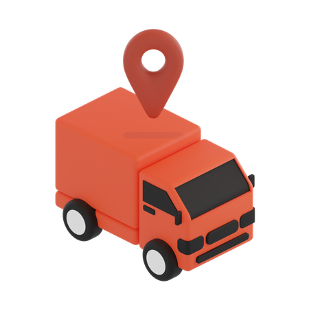 Tracking Delivery  3D Icon