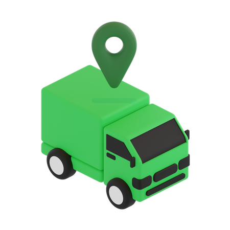 Tracking Delivery  3D Icon