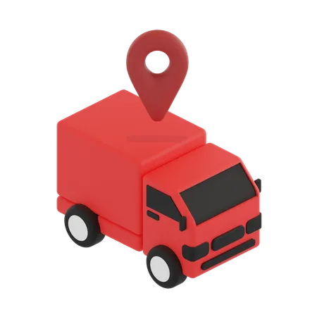 Tracking Delivery  3D Icon