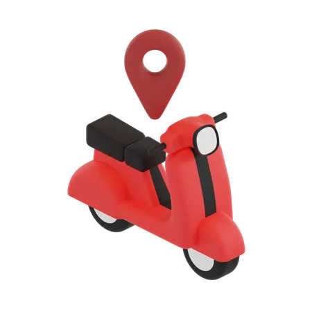 Tracking Driver  3D Icon