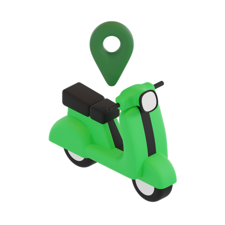 Tracking Driver  3D Icon