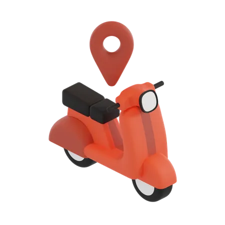 Tracking Driver  3D Icon