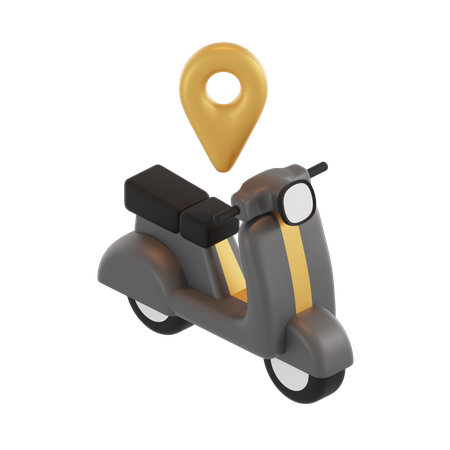 Tracking Driver  3D Icon