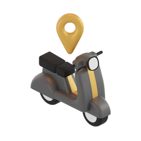 Tracking Driver  3D Icon