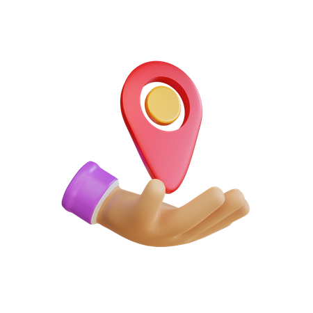 Tracking Location  3D Icon