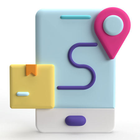 Tracking Package  3D Icon