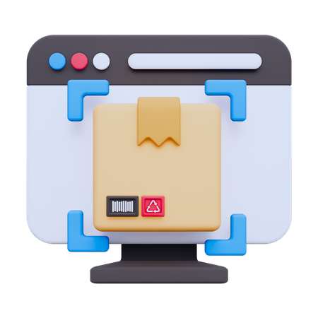 Tracking Package  3D Icon