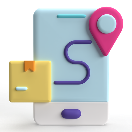 Tracking Package  3D Icon