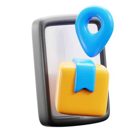 Tracking Parcel  3D Icon