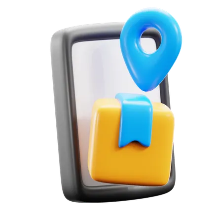 Tracking Parcel  3D Icon