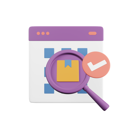 Tracking Parcel  3D Icon