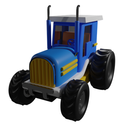 Tracktor  3D Icon