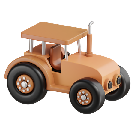 Tracktor  3D Icon