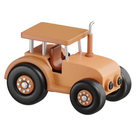 Tracktor  3D Icon