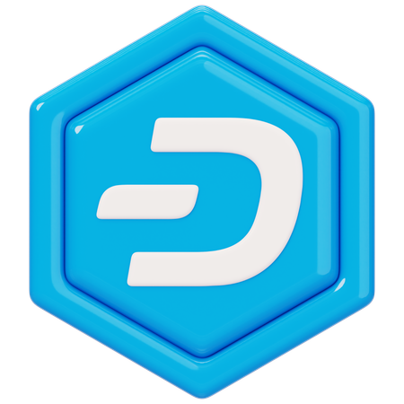 Distintivo Dash (DASH)  3D Icon