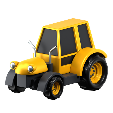 Tracteur  3D Icon