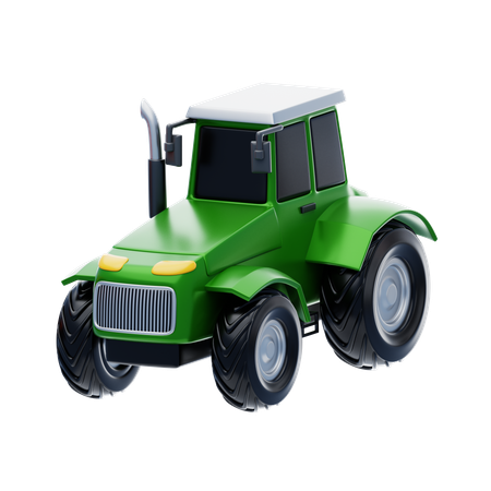 Tracteur  3D Icon