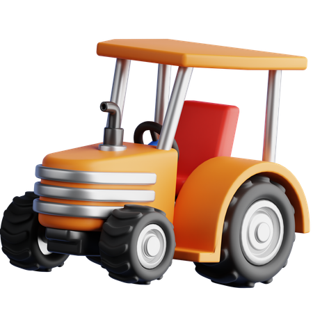 Tracteur  3D Icon