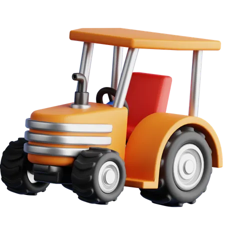 Tracteur  3D Icon