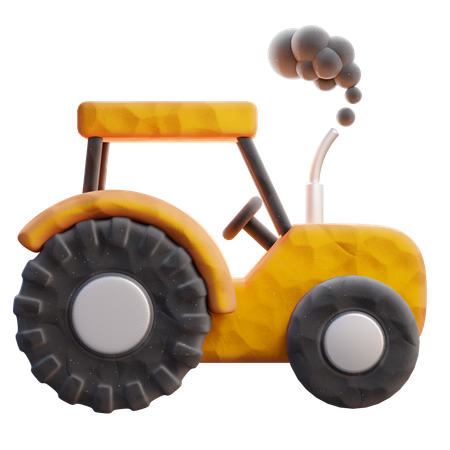 Tracteur  3D Icon