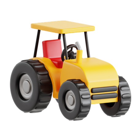 Tracteur  3D Icon